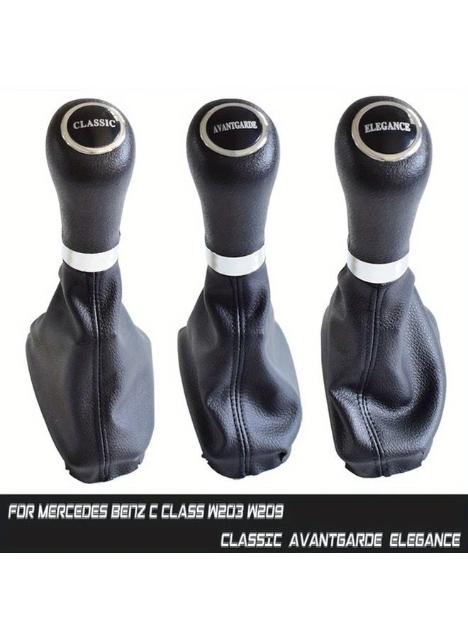 Mercedes Benz C Class W209 W203 Gear Shift Knob Lever Shifter Boot Cover AVANTGARDE Model - Image 1